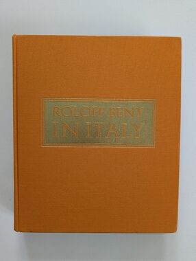 Roloff Beny In Italy Orange Hardcover Coffee Table Book